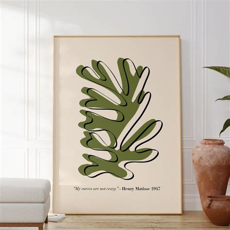 Sage Green Matisse Print Set Of Large Gallery Wall Bundle Etsy