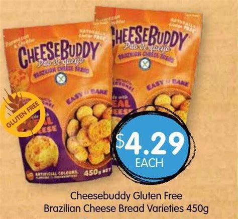 Cheesebuddy Gluten Free Brazilian Cheese Bread Offer At Spudshed