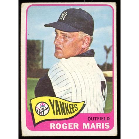 Roger Maris 1965 Topps 155 Pristine Auction