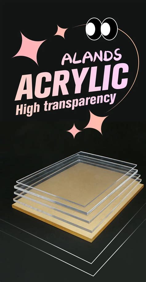 3mm 4x8ft Acrylic Sheet Highly Transparent Acrylic Resin Acrylic