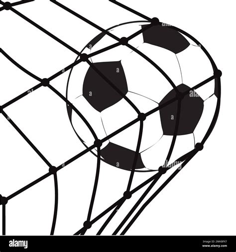 Soccer Ball In Net Clip Art