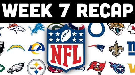 NFL Week 7 Game Recaps Highlights YouTube