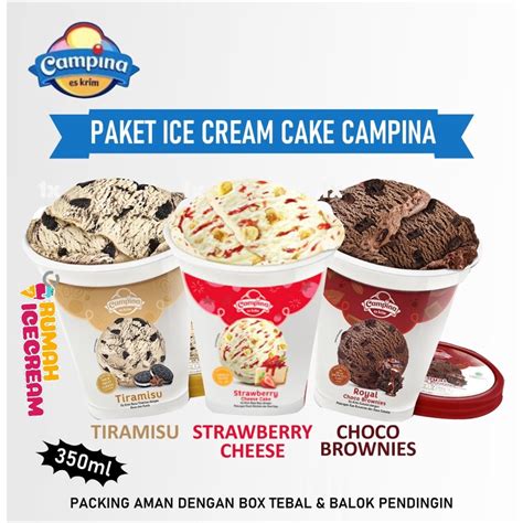 Jual Ice Cream Cake Campina Shopee Indonesia