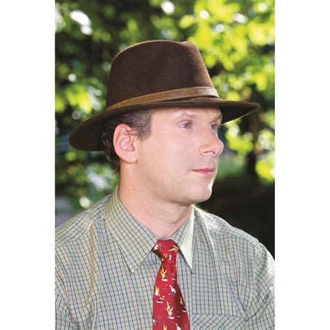 Chapeau En Feutre Pliable Pour Homme Chapeau Feutre Crushable