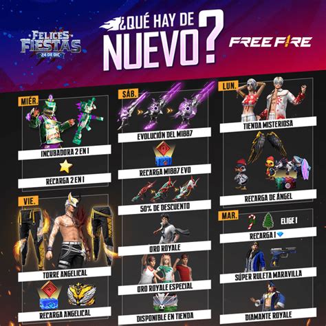 Free Fire Lanza Su Agenda Semanal Del Al De Diciembre Con Torre