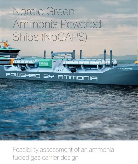 Nordic Green Ammonia Powered Ship Nogaps Energy Central