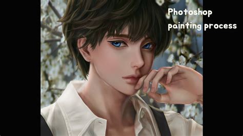 Digital Painting Process Photoshop The Gardener