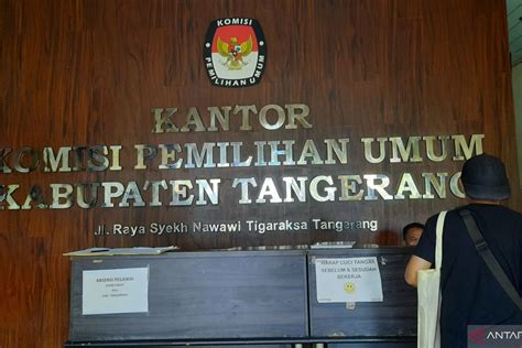 KPU Kabupaten Tangerang Terima Surat Klarifikasi Keanggotaan 6 Kades Di