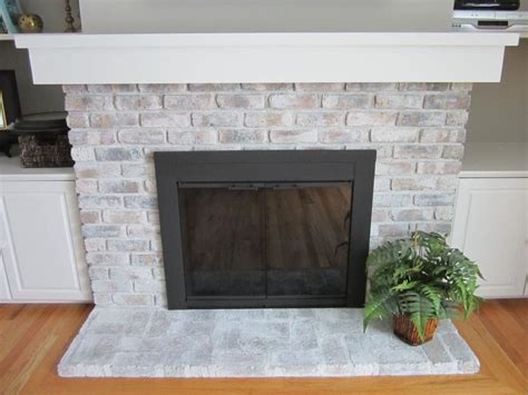 Whitewash Paint For Brick Fireplace