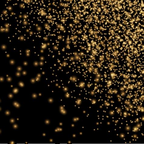 Premium Vector Gold Glitter Texture On Black Background