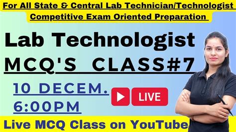 Lab Technician MCQ S Class For Competitive Exam MAHARAJA BATCH MCQ