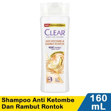 Clear Shampoo Anti Ketombe Dan Rambut Rontok 160mL Klik Indomaret