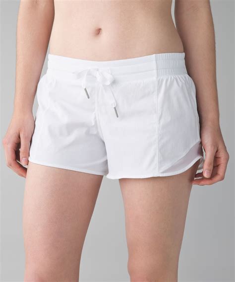 Lululemon Hotty Hot Short White Lulu Fanatics