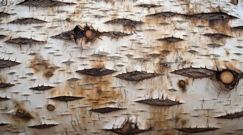 Premium AI Image | Birch wood texture