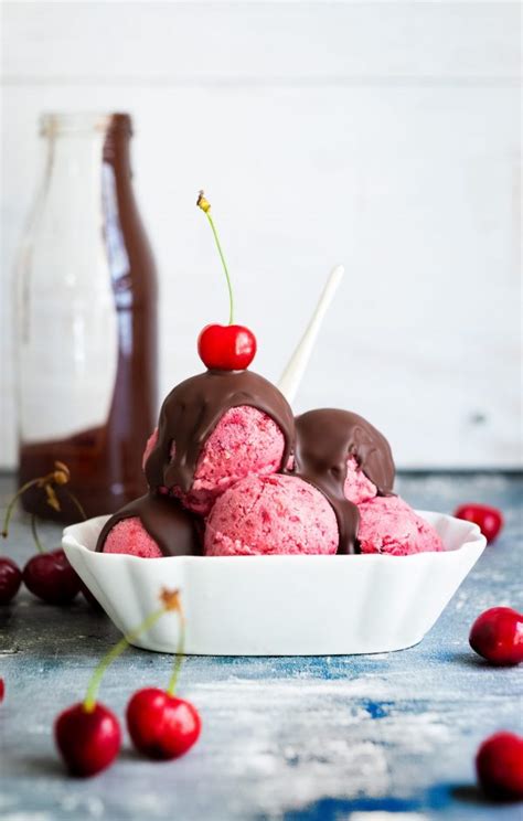 Helado De Yogurt De Cerezas TicTacYummy Recetas De Cocina Saludables