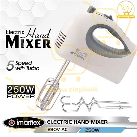 Imarflex Hand Mixer Portable IMX-250 | Shopee Philippines