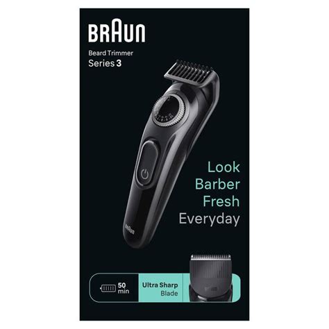 Braun Beard Trimmer Series Bt Interdiscount