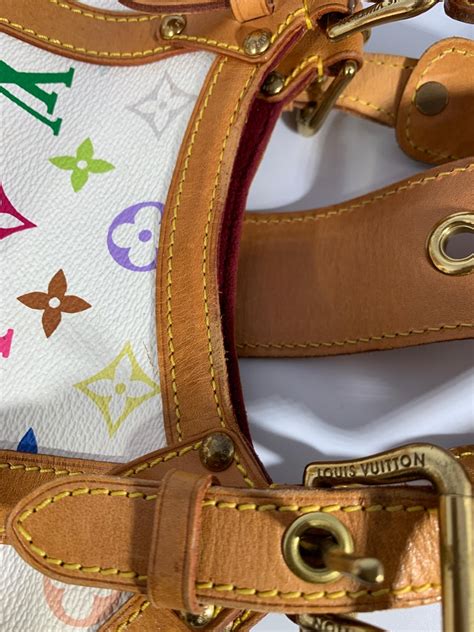 Louis Vuitton Theda Pm Monogram Multicolor And White Hand Bag Limited Edition At 1stdibs