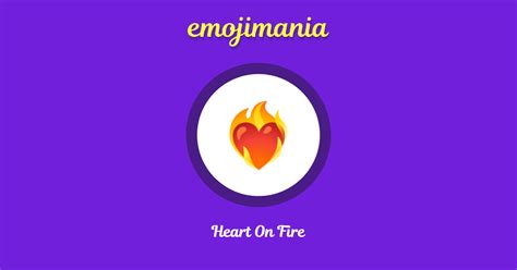 ️‍🔥 Heart On Fire Emoji Copy And Paste Emojimania