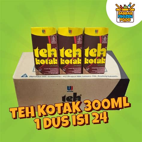 Jual Teh Kotak ULTRA 300ml 1 Dus Isi 24pcs Shopee Indonesia