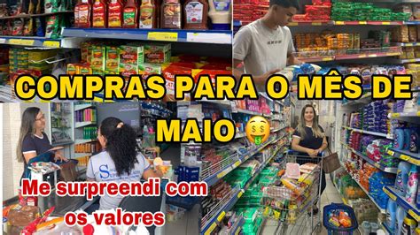 Compras Para O M S Todo De Maio Me Surpreendi Os Valores Vlog No