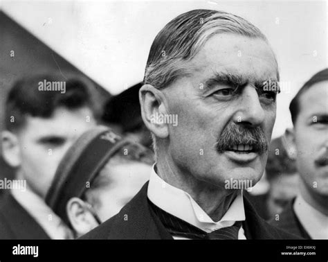 British Prime minister Neville Chamberlain returns to England in 1938 ...