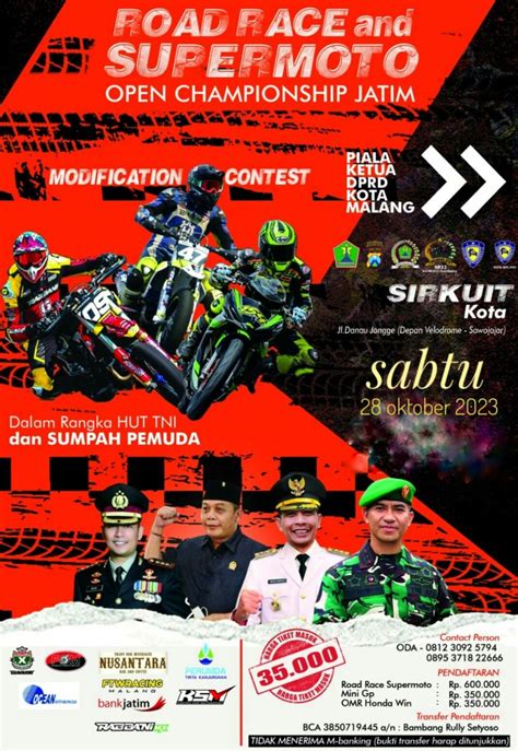 Preview Road Race Supermoto Open Championship Malang