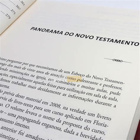 Combo Livros Panorama Do Antigo E Do Novo Testamento