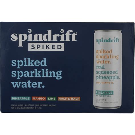 Spindrift Spiked Sparkling Water Variety Pack 12 Fl Oz Instacart