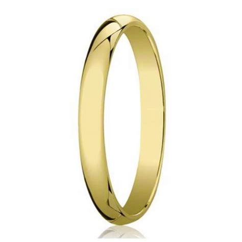 Classic Yellow Gold Designer Men S Wedding Ring In 18k 3mm