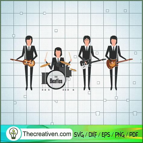 Logo Silhouette Silhouette Studio Beatles Art The Beatles Free