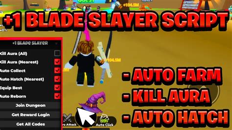 BEST NEW 1 Blade Slayer Script Pastebin ROBLOX Auto Farm Kill