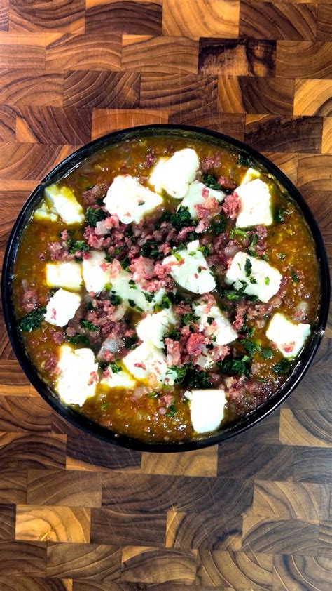 Caldo de abóbora carne seca Receiteria