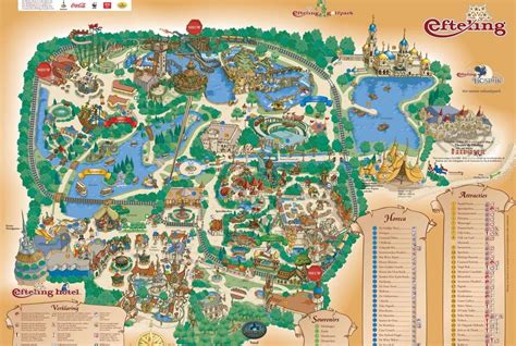 Efteling Theme Park Map