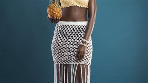 CROCHET SKIRT Crochet Festival Beach Skirt Tutorial Macrame Skirt