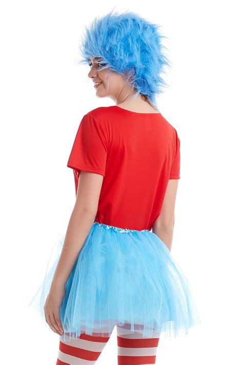 Women Dr Seuss Cat In The Hat Thing Costume Set Dr Seuss Costume Cosplay And Anime Costume