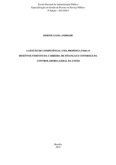 PDF SIMONE GAMA ANDRADE A GESTÃO DE COMPETÊNCIA repositorio enap