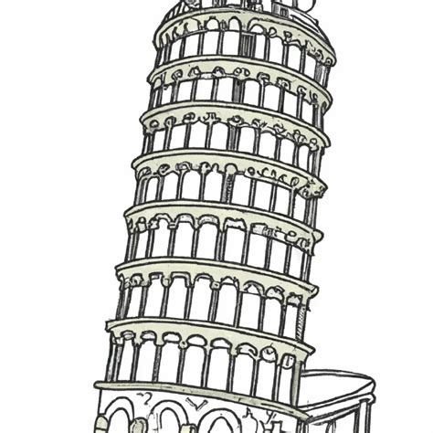 Desenhos De Torre De Pisa Para Colorir Pintar E Imprimir Porn Sex Picture