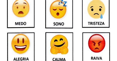 Jogo Da Memória Das Emoções Para Imprimir - Jogo da memória das emoções