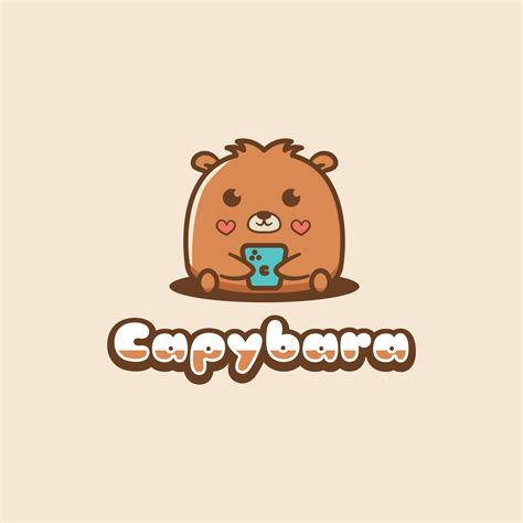 Linda Capivara PNG Ilustração Fofa De Capivara Clipart Fofo De