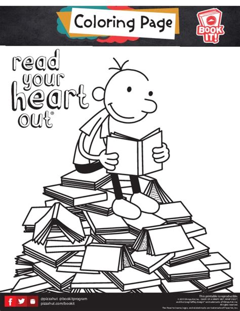 Diary Of A Wimpy Kid Coloring Page Kid Coloring Page Coloring Pages