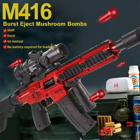 M Oft Bullet Shell Ejection Throwing Toy Gun Shell Throwing Burst No