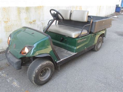 Yamaha U Max Medium Duty G23a Gas Powered Golf Cart Wflat Tilt Bed