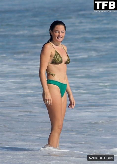 Sarah Brady Sexy Seen Flaunting Her Hot Bikini Body At The Beach With Jonah Hill AZNude