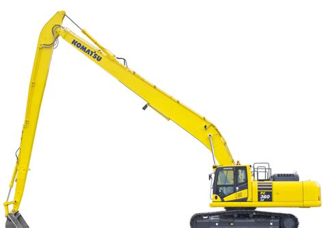 Super Long Front And Long Reach Excavators Marubeni Komatsu