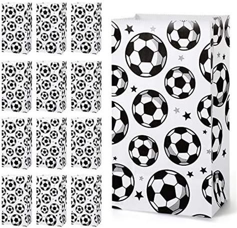 Amazon Zonon Pieces Soccer Paper Party Favor Bags Soccer Print