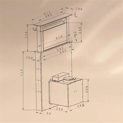 ᐉ Вытяжка Klarstein Royal Flush Eco 60 см 576 м³ч Черный мрамор