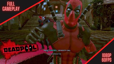 Deadpool Full Gameplay Walkthrough No Commentary Youtube