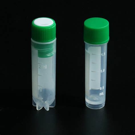 Conical PP Sample Vials Liquid Nitrogen Storage Ultralow Temperature