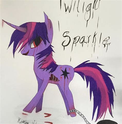 A Creepypasta Version Of Twilightsparkle My Drawings Twilight